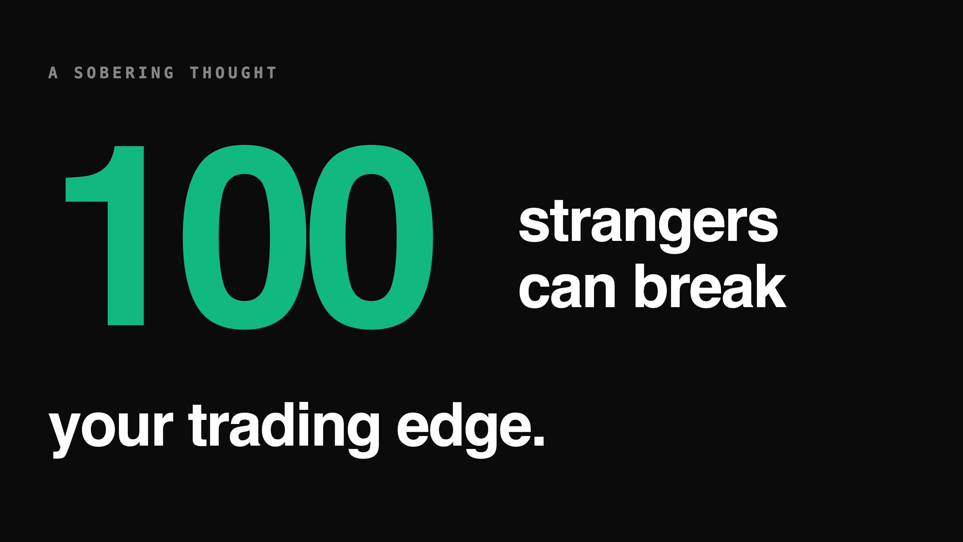 The Hidden Cost of Sharing Your Trades Publicly